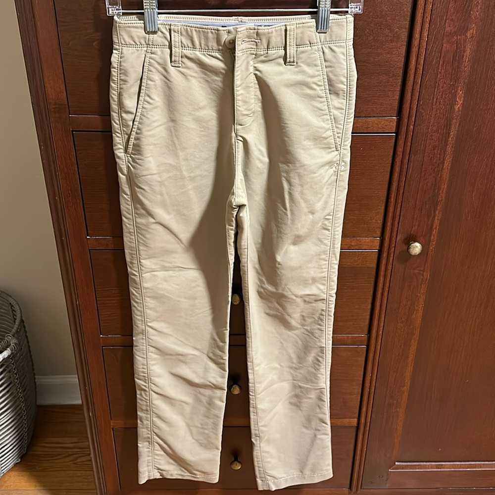 Under Armour boys size 12 performance tan pants